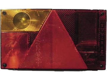 Aspöck® Lichtscheibe "Multipoint I" links, Schlusslicht; Bremslicht; Blinklicht; Nebelschlusslicht; Kennzeichenlicht Aspöck® Lichtscheibe "Multipoint I" links, Schlusslicht; Bremslicht; Blinklicht; Nebelschlusslicht; Kennzeichenlicht