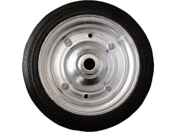 Ersatzrad Vollgummirad 200x50 Felge Stahlblech, Ø Achse 20 mm, Länge Achse 60 mm, für Stützrad Ersatzrad Vollgummirad 200x50 Felge Stahlblech, Ø Achse 20 mm, Länge Achse 60 mm, für Stützrad