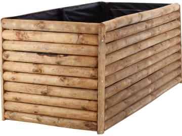 Hochbeet Halbrundriegel 930 l kesseldruckimprägnierten Kiefer-Halbriegel 1,8 x 0,8 x 0,8 m Hochbeet Halbrundriegel 930 l kesseldruckimprägnierten Kiefer-Halbriegel 1,8 x 0,8 x 0,8 m