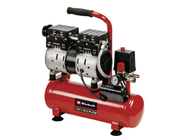 EINHELL Flüsterkompressor TE-AC 6 Silent 550W, 6l-Tank; ölfrei, 110l/min, inkl. Manometer & Schnellkupplung EINHELL Flüsterkompressor TE-AC 6 Silent 550W, 6l-Tank; ölfrei, 110l/min, inkl. Manometer & Schnellkupplung