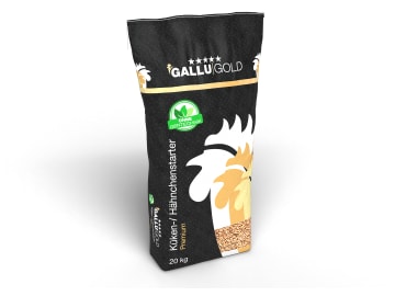 GALLUGOLD Küken-/Hähnchenstarter C Premium OG pelletiertes Starterfutter als Alleinfutter für Küken, Masthähnchen und Jungputen mit Kokzidiostatikum, zugesetzten Aminosäuren und Kräuterextrakten 20 kg Sack GMO controlled (VLOG anerkannt) GALLUGOLD Küken-/Hähnchenstarter C Premium OG pelletiertes Starterfutter als Alleinfutter für Küken, Masthähnchen und Jungputen mit Kokzidiostatikum, zugesetzten Aminosäuren und Kräuterextrakten 20 kg Sack GMO controlled (VLOG anerkannt)