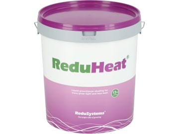 ReduSystems ReduHeat Schattiermittel Hitzestrahlenblocker für Gewächshausdächer 15 kg Eimer ReduSystems ReduHeat Schattiermittel Hitzestrahlenblocker für Gewächshausdächer 15 kg Eimer