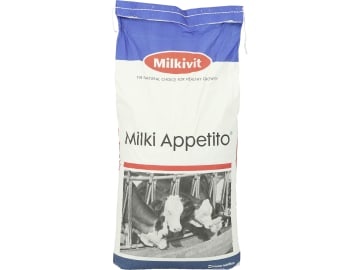Milkivit Milki Appetito für Rinder der Ergänzer für Kälber-Trocken-TMR 25 kg Sack Milkivit Milki Appetito für Rinder der Ergänzer für Kälber-Trocken-TMR 25 kg Sack
