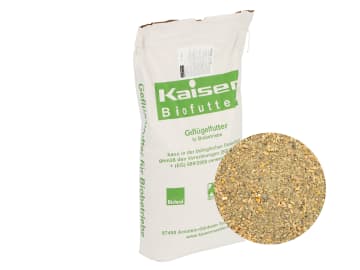 Kaiser B-L Legehennenalleinfutter Demeter Hühnerfutter Mehl 25 kg Sack Kaiser B-L Legehennenalleinfutter Demeter Hühnerfutter Mehl 25 kg Sack