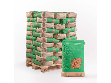 BayWa Holzpellets - 100 Jahre Limited Edition (10 kg Papiersack, 660 kg Palette) BayWa Holzpellets - 100 Jahre Limited Edition (10 kg Papiersack, 660 kg Palette)