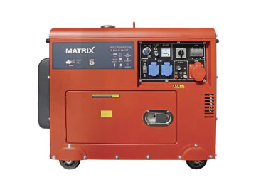 Matrix Inverter Stromerzeuger PG6000-D-silent Diesel 5.000 W mit 7,5PS; 1x400V,2x230V &1x12V Matrix Inverter Stromerzeuger PG6000-D-silent Diesel 5.000 W mit 7,5PS; 1x400V,2x230V &1x12V