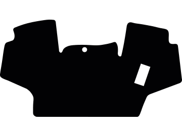Fußmatte Velours schwarz, für John Deere Traktor 7710, 7810 mit elektronischem Gaspedal, Bj. 97 – 03 Fußmatte Velours schwarz, für John Deere Traktor 7710, 7810 mit elektronischem Gaspedal, Bj. 97 – 03