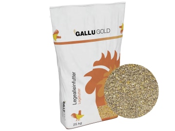 GALLUGOLD Legealleinfutter zur Fütterung von Legehennen Mehl 25 kg Sack GALLUGOLD Legealleinfutter zur Fütterung von Legehennen Mehl 25 kg Sack