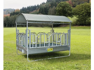 Patura Heuraufe L x B innen: 2,85 x 2,05 m, 10 Fressplätze mit Schwedenfressgitter, für großrahmige Rinder, 2 Rundballen oder 1 Großpacken, 303571 Patura Heuraufe L x B innen: 2,85 x 2,05 m, 10 Fressplätze mit Schwedenfressgitter, für großrahmige Rinder, 2 Rundballen oder 1 Großpacken, 303571