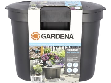 GARDENA Solar-Bewässerung AquaBloom Set inkl. Wasserreservoir Bewässerung für Topfpflanzen 13301-20 GARDENA Solar-Bewässerung AquaBloom Set inkl. Wasserreservoir Bewässerung für Topfpflanzen 13301-20
