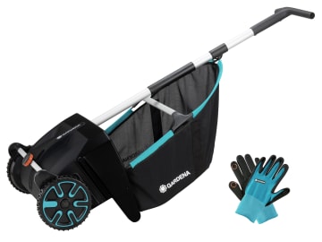 GARDENA Laub- und Rasensammler 03565-30 + GRATIS 1 Paar Pflanz- und Bodenhandschuhe 11511-20 GARDENA Laub- und Rasensammler 03565-30 + GRATIS 1 Paar Pflanz- und Bodenhandschuhe 11511-20