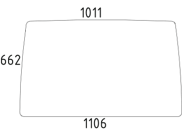 Frontscheibe, klar, für Fiat 55-90–180-90, 55.88/55.88DT–80.88/80.88DT, 580–980-Kabine CS 14–19 Frontscheibe, klar, für Fiat 55-90–180-90, 55.88/55.88DT–80.88/80.88DT, 580–980-Kabine CS 14–19