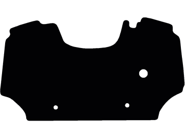 Fußmatte gekettelt, aus Velours, schwarz, für Deutz-Fahr Traktor Agroplus, mit elektronischem Gaspedal, ab Bj. 09 Fußmatte gekettelt, aus Velours, schwarz, für Deutz-Fahr Traktor Agroplus, mit elektronischem Gaspedal, ab Bj. 09
