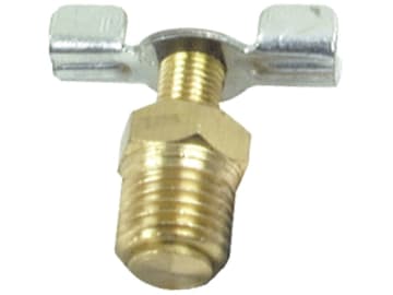 Ablasshahn Kühler 1/4" AG BSP für Case IH, David Brown, Fiat, Ford New Holland, John Deere, Landini, Massey Ferguson, Massey Harris, Perkins, Tafe, Volvo Ablasshahn Kühler 1/4" AG BSP für Case IH, David Brown, Fiat, Ford New Holland, John Deere, Landini, Massey Ferguson, Massey Harris, Perkins, Tafe, Volvo