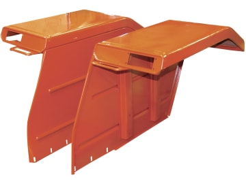 Kotflügelset links/rechts für Massey Ferguson 230, 240, 250, 253, 263, 265, 275, 290, 298, 375 E, 390 E Kotflügelset links/rechts für Massey Ferguson 230, 240, 250, 253, 263, 265, 275, 290, 298, 375 E, 390 E