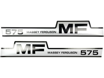 Aufklebersatz "MF 575" für Massey Ferguson, Vergl. Nr. Massey Ferguson: 1698129M1, 1698218M1 Aufklebersatz "MF 575" für Massey Ferguson, Vergl. Nr. Massey Ferguson: 1698129M1, 1698218M1