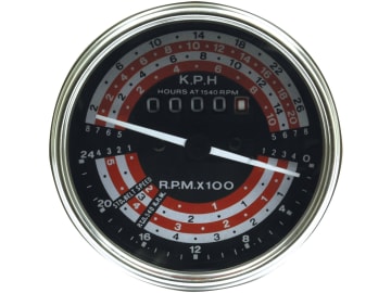 Traktormeter Ø 80/89 mm, 0 bis 24 km/h, für Massey Ferguson 155, 158, 165, 168, 185, 188 Traktormeter Ø 80/89 mm, 0 bis 24 km/h, für Massey Ferguson 155, 158, 165, 168, 185, 188