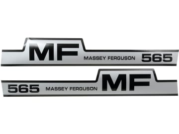 Aufklebersatz "MF 565" für Massey Ferguson, Vergl. Nr. Massey Ferguson: 16978126M1, 1698127M1, 3900326M91 Aufklebersatz "MF 565" für Massey Ferguson, Vergl. Nr. Massey Ferguson: 16978126M1, 1698127M1, 3900326M91