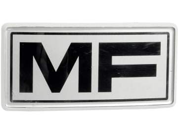 Typenschild "MF" für Massey Ferguson, Vergl. Nr. Massey Ferguson: 1682944M1, 1682944M91 Typenschild "MF" für Massey Ferguson, Vergl. Nr. Massey Ferguson: 1682944M1, 1682944M91