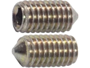 Madenschraube M 6 x 12 mm, Stahl, verzinkt; gelb passiviert (A2C), Innensechskant, abgeflachte Spitze, 02566612 Madenschraube M 6 x 12 mm, Stahl, verzinkt; gelb passiviert (A2C), Innensechskant, abgeflachte Spitze, 02566612