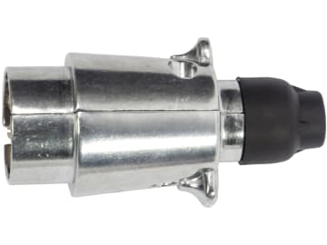 Herth + Buss Stecker 6 – 12 V, 7-polig, Flachsteckanschluss, Aluminium, 51 305 526 Herth + Buss Stecker 6 – 12 V, 7-polig, Flachsteckanschluss, Aluminium, 51 305 526