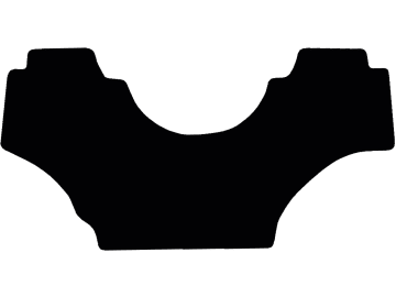 Fußmatte gekettelt, aus Velours, schwarz, für McCormick Traktor X4.35, X4.60, ab Bj. 14 Fußmatte gekettelt, aus Velours, schwarz, für McCormick Traktor X4.35, X4.60, ab Bj. 14