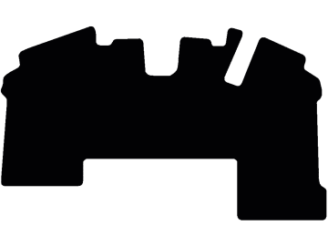 Fußmatte gekettelt, aus Velours, schwarz, für JCB Traktor Fastrac 4000, ab Bj. 03.15 Fußmatte gekettelt, aus Velours, schwarz, für JCB Traktor Fastrac 4000, ab Bj. 03.15