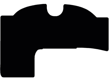 Fußmatte gekettelt, aus Velours, schwarz, für Ford New Holland Traktor CX 5000, CX 6000, ab Bj. 03.11 Fußmatte gekettelt, aus Velours, schwarz, für Ford New Holland Traktor CX 5000, CX 6000, ab Bj. 03.11