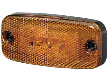 Hella® LED-Positionsleuchte eckig, seitlich links/rechts, orange, 111,3 x 72,5 x 67 mm, mit Halter, E9 1553, 2PS 357 008-011 Hella® LED-Positionsleuchte eckig, seitlich links/rechts, orange, 111,3 x 72,5 x 67 mm, mit Halter, E9 1553, 2PS 357 008-011