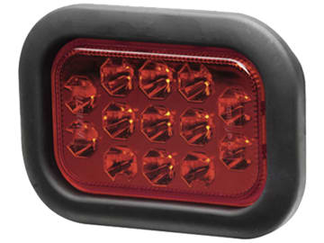 Hella® LED-Schlussleuchte eckig, Schluss- und Bremslicht, 12 – 24 V DC, 2SB 357 025-001 Hella® LED-Schlussleuchte eckig, Schluss- und Bremslicht, 12 – 24 V DC, 2SB 357 025-001