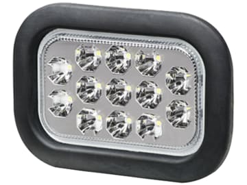 Hella® LED-Rückfahrscheinwerfer eckig, 164 x 117 x 35 mm, 12 – 24 V DC, 2ZR 357 025-021 Hella® LED-Rückfahrscheinwerfer eckig, 164 x 117 x 35 mm, 12 – 24 V DC, 2ZR 357 025-021