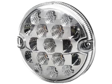 Hella® LED-Schlussleuchte rund, Schluss-, Brems- und Blinklicht, 10 – 30 V DC, 2SD 357 028-001 Hella® LED-Schlussleuchte rund, Schluss-, Brems- und Blinklicht, 10 – 30 V DC, 2SD 357 028-001
