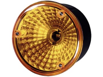Hella® Blinkleuchte rund, hinten links/rechts, Ø 122,5 mm, Befestigung Anbau; Einbau; 2 St. Schraube M 6, 2BA 964 169-501 Hella® Blinkleuchte rund, hinten links/rechts, Ø 122,5 mm, Befestigung Anbau; Einbau; 2 St. Schraube M 6, 2BA 964 169-501