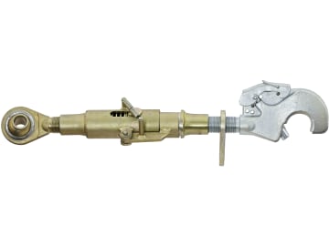 Teleskop-Oberlenker mit Klappverriegelung und Fanghaken, A Kat. 2; B Kat. 3/2, 500 – 700 mm, M 36 x 3, für Fronthydraulik Teleskop-Oberlenker mit Klappverriegelung und Fanghaken, A Kat. 2; B Kat. 3/2, 500 – 700 mm, M 36 x 3, für Fronthydraulik