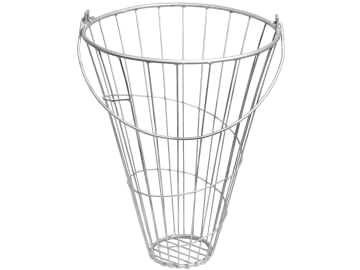 KERBL Futterkorb Ø 380 mm; 140 mm, Höhe 500 mm, Stahl verzinkt, 70280 KERBL Futterkorb Ø 380 mm; 140 mm, Höhe 500 mm, Stahl verzinkt, 70280