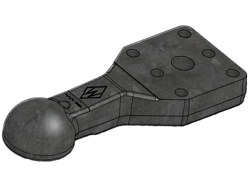 Walterscheid Kalotte "ZZK80-115", mit flachem Flansch B x H 130 × 115 mm, für Zugdeichsel mit K80® Zug-Kugelkupplung, 8004441 Walterscheid Kalotte "ZZK80-115", mit flachem Flansch B x H 130 × 115 mm, für Zugdeichsel mit K80® Zug-Kugelkupplung, 8004441