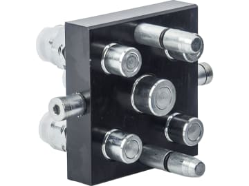 Faster® Stecker "MST5-S" 2P, 5-fach M 22 x 1,5 AG, DN 10; DN 12, für Multikupplung, Loshälfte Faster® Stecker "MST5-S" 2P, 5-fach M 22 x 1,5 AG, DN 10; DN 12, für Multikupplung, Loshälfte