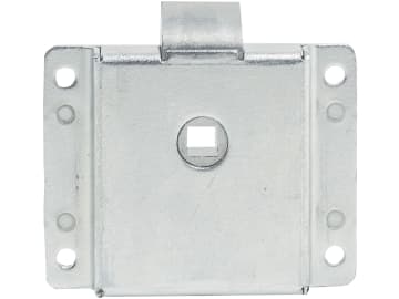Bordwandscharnier, B x L 43 x 158 mm, Bohrung 16 mm, für Schiebebock und Scharnierlager Bordwandscharnier, B x L 43 x 158 mm, Bohrung 16 mm, für Schiebebock und Scharnierlager
