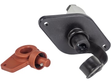 Herth + Buss Batterietrennschalter 24 V/250 A, Einbaumaß Ø 22,5 mm, Schlüssel Kunststoff rot, Spritzschutzkappe, 70 465 019 Herth + Buss Batterietrennschalter 24 V/250 A, Einbaumaß Ø 22,5 mm, Schlüssel Kunststoff rot, Spritzschutzkappe, 70 465 019