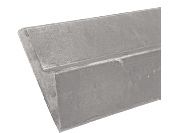 Profilstahl Höhe 150 mm, Stärke 15 mm; 32 mm, Stahl (500 HB) für Ladeschaufeln Profilstahl Höhe 150 mm, Stärke 15 mm; 32 mm, Stahl (500 HB) für Ladeschaufeln