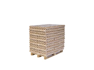 vita holz Holzbriketts rund, mit Loch, 960 kg vita holz Holzbriketts rund, mit Loch, 960 kg