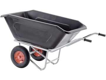 Growi® Schubkarre "Compactkarre" Mulde 350 l, PE (Polyethylen) 2-Rad, 15730 Growi® Schubkarre "Compactkarre" Mulde 350 l, PE (Polyethylen) 2-Rad, 15730