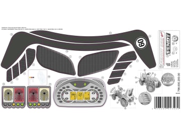 Rolly Toys® Aufkleber für Fendt 939 (Lichter, Armatur etc.), 798 000 200 00 Rolly Toys® Aufkleber für Fendt 939 (Lichter, Armatur etc.), 798 000 200 00