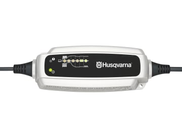 Husqvarna® Batterieladegerät "BC 0.8" für 12 V-Säurebatterien von 1,2 bis 32 Ah, 5794501-01 Husqvarna® Batterieladegerät "BC 0.8" für 12 V-Säurebatterien von 1,2 bis 32 Ah, 5794501-01