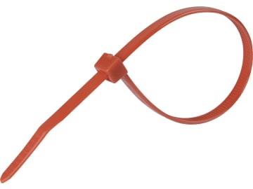 Herth + Buss Kabelbinder 210 x 4,7 mm, rot, Verzahnung innen, 100 St., 50 266 004 Herth + Buss Kabelbinder 210 x 4,7 mm, rot, Verzahnung innen, 100 St., 50 266 004
