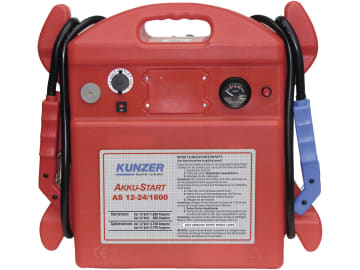 KUNZER Starthilfe "Akku-Start" 12 V 1.600 A/24 V 800 A, AS 12-24/1600 KUNZER Starthilfe "Akku-Start" 12 V 1.600 A/24 V 800 A, AS 12-24/1600