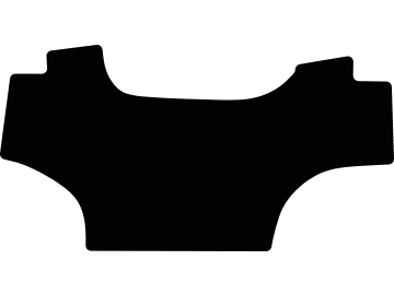 Fußmatte gekettelt, aus Velours, schwarz, für McCormick Traktor X 6.430, ab Bj. 15 Fußmatte gekettelt, aus Velours, schwarz, für McCormick Traktor X 6.430, ab Bj. 15