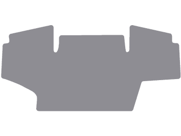 Fußmatte aus Gummi, hellgrau, für Claas Traktor Arion 400, Bj. 01.07 – 06.14 Fußmatte aus Gummi, hellgrau, für Claas Traktor Arion 400, Bj. 01.07 – 06.14