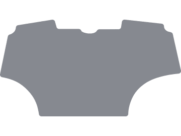 Fußmatte aus Gummi, hellgrau, für Deutz-Fahr Traktor Agrotron MK2, Bj. 97 – 00 Fußmatte aus Gummi, hellgrau, für Deutz-Fahr Traktor Agrotron MK2, Bj. 97 – 00