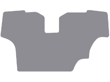 Fußmatte aus Gummi, hellgrau, für Fendt Traktor Favorit 500, Bj. 93 – 00 Fußmatte aus Gummi, hellgrau, für Fendt Traktor Favorit 500, Bj. 93 – 00